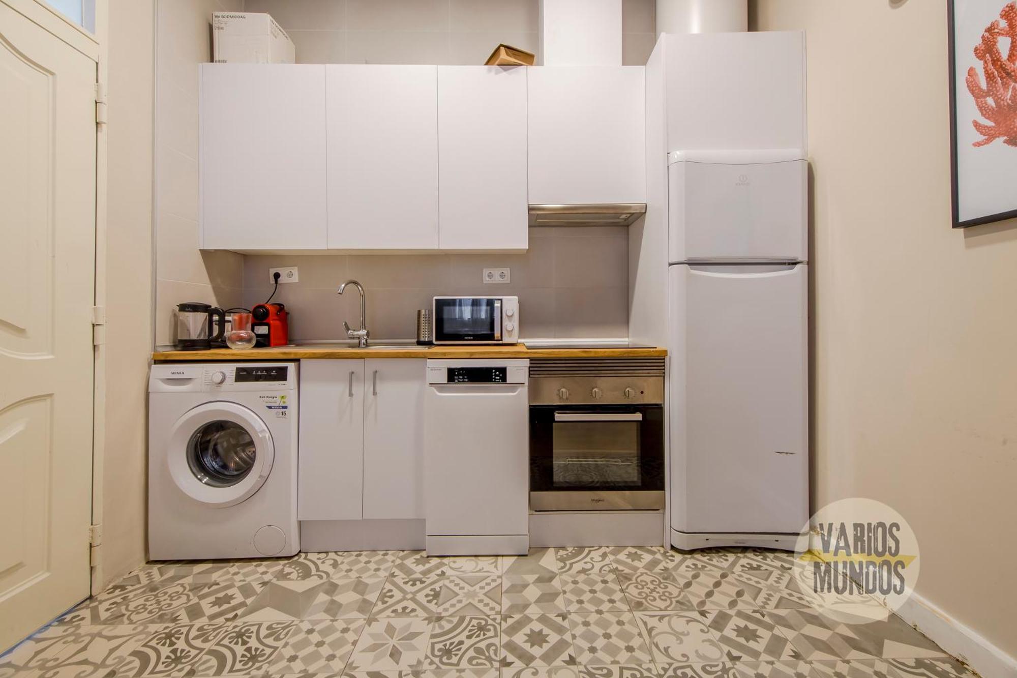 Bajo Duplex 7Pax A 5 Min De Gran Via-Malasana 马德里 外观 照片