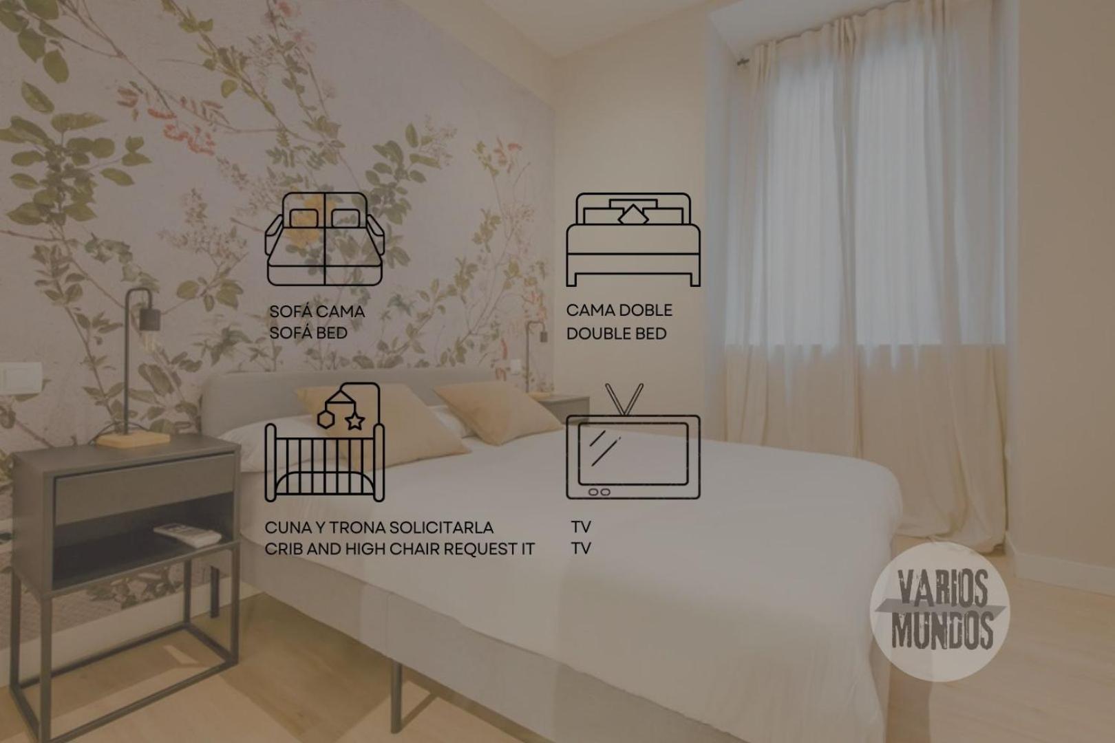 Bajo Duplex 7Pax A 5 Min De Gran Via-Malasana 马德里 外观 照片